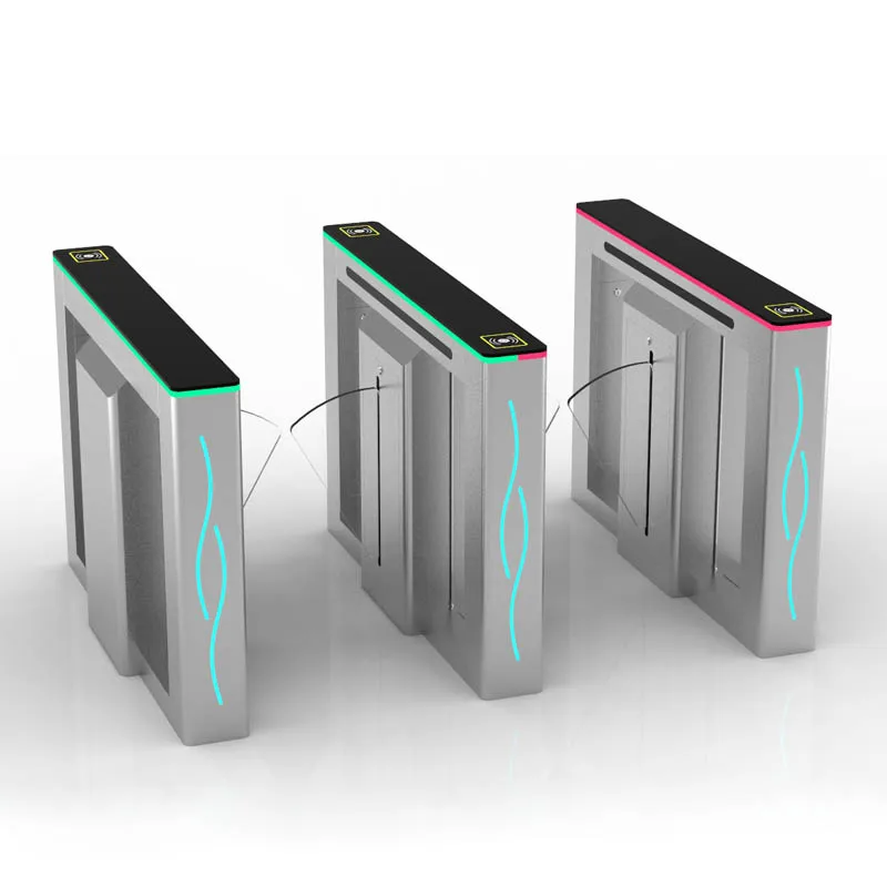 Factory Direct Price Flap Barrier Turnstile With Swipe Card Access Control System Electronic Turnstile Gate Portable