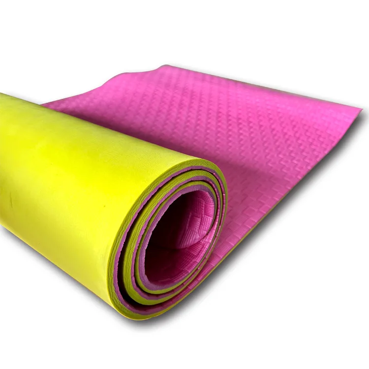 Non Slip Exercise Fitness Pad Travel Foldable yoga mat set eva  For Home Gym Sport Fitness Exercise high quality 10mm