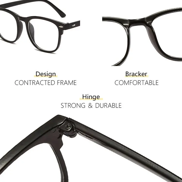 New Design 5 Colors PC Frame Anti Blue Light Blocking Lenses Reading Glasses