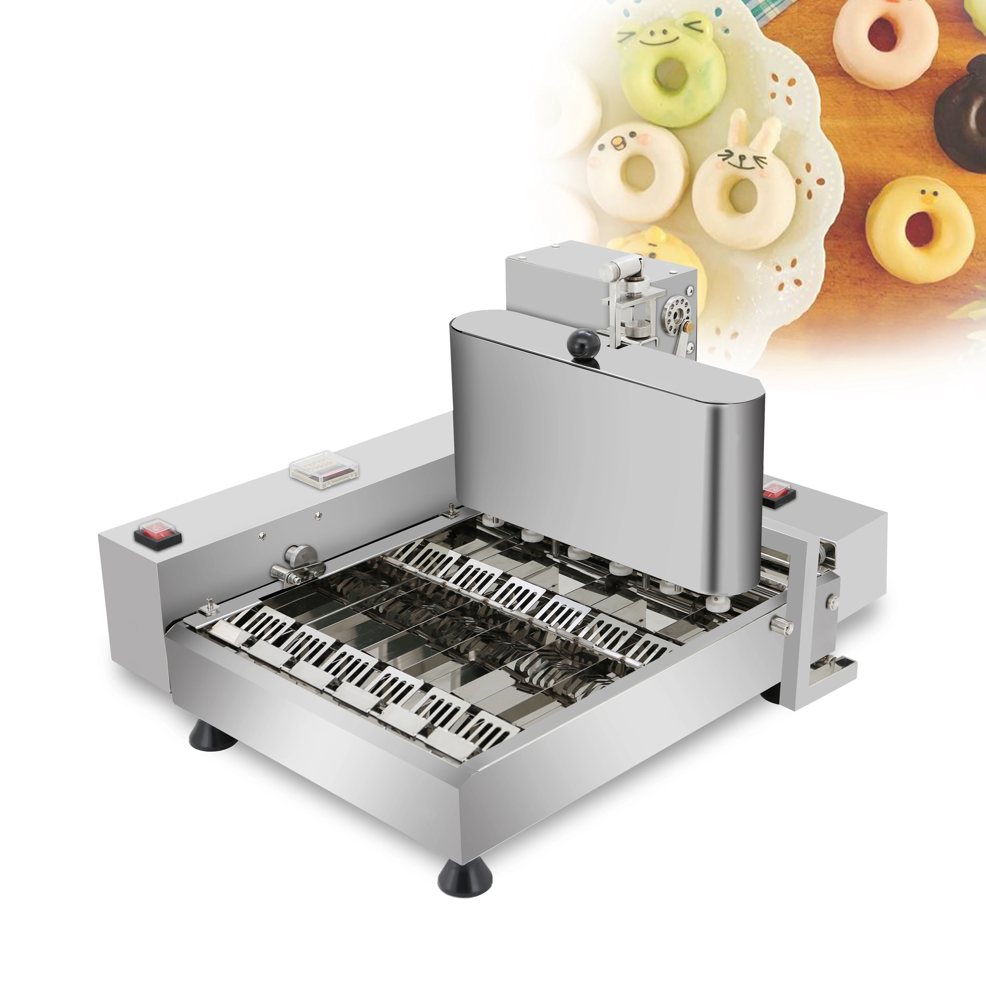 Free shipment Mini 6 rows Commercial Automatic Lokma belshaw ball donut machine