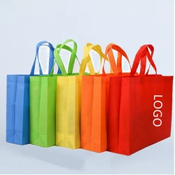 Cheap Custom Laminated Print Customized Logo Pattern Promotion Gift Grocery Shopping Polypropylene Spunbond Non Woven Tote Bag