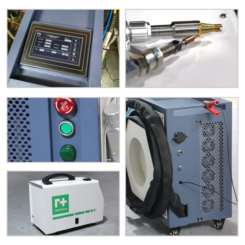 1000w 1500W Portable Air Cooled Laser Welding Machine Laser Rust Removal Cleaning Machine Laser Cutting for Metal Carbon Steel