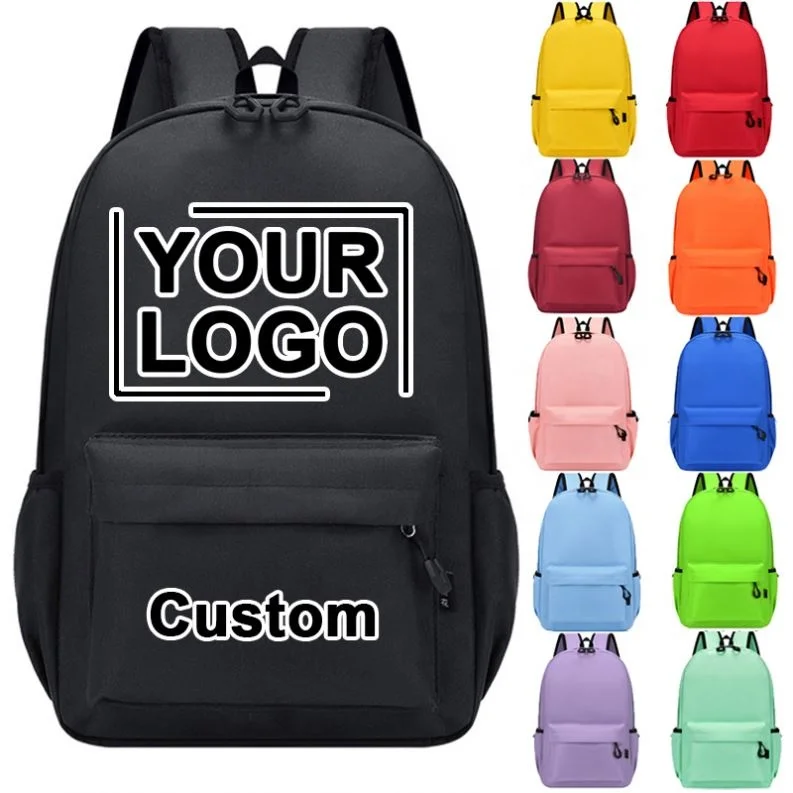 2024 Logo Schoolbag Backpack for Brand Promotion Customization Custom Design School Bag Factory Cheap Wholesale