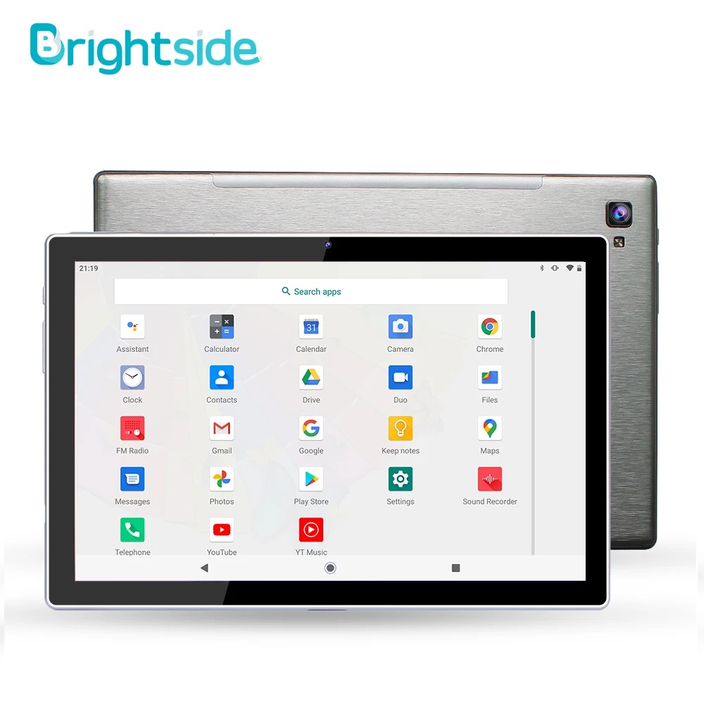 
Brightside Capactive touch screen G+G 1280*800 IPS support wireless keyboard Android 10.1 inch tablet 
