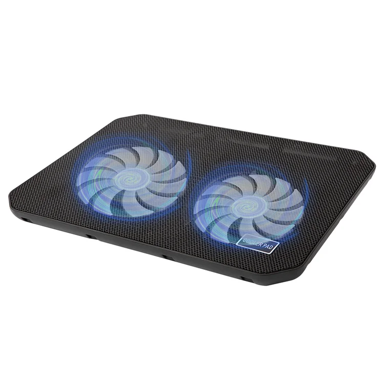 Ready to Ship 2 Fans Laptop Cooling Pad Gaming Laptop Cooler 18 Incch Laptop Cooling Stand