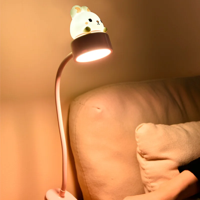 ICARER FAMILY Desk Lamp Light Led Colors Cute For Babies Children School Library Night Light