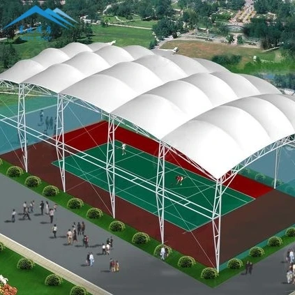 Factory Direct High Quality Sports Hall Stadium Tent Tensile Membrane Structure Basketball Football Tennis Court Tent