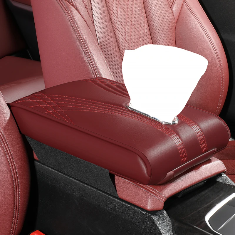 Marcan Car Armrest Cushion Cover Pad Universal Fit For All Cars Car Interior Accessories