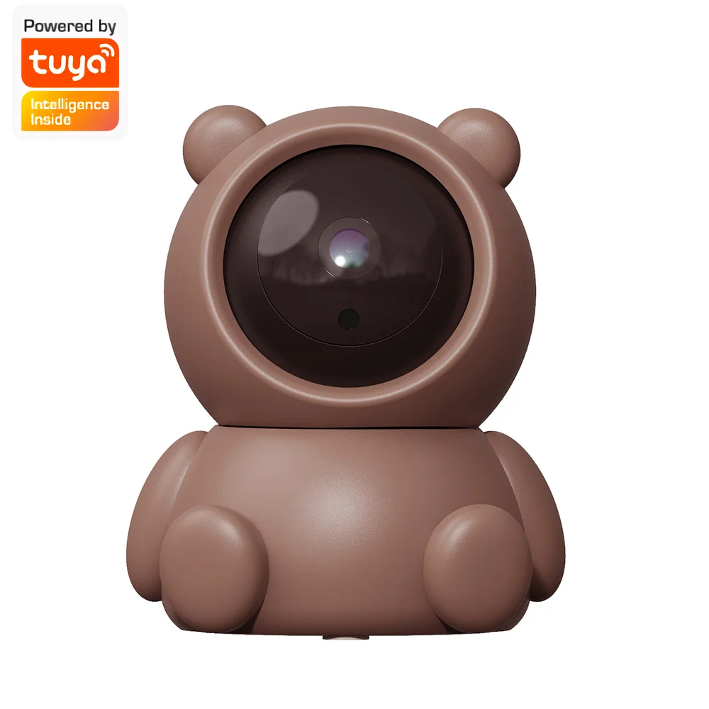 Tuya Wifi Wireless P2p Smart Home Ip Cctv Camera 2mp Pet Bear Camera Wifi With Free Ios Android App