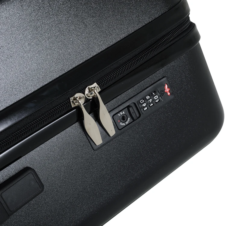 
abs cabin size trolley suitcase/abs carry-on luggage supplier/abs hardside trolley suitcase 