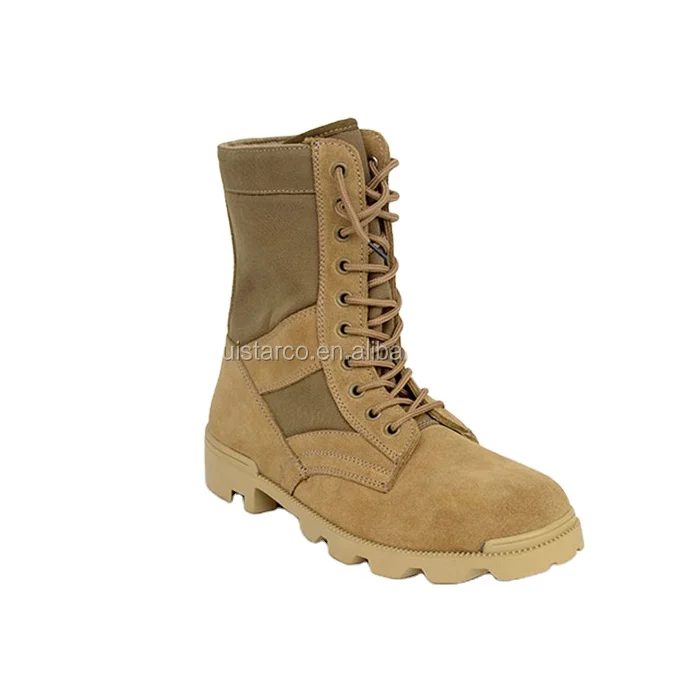 cow leather desert panama tactical combat boots