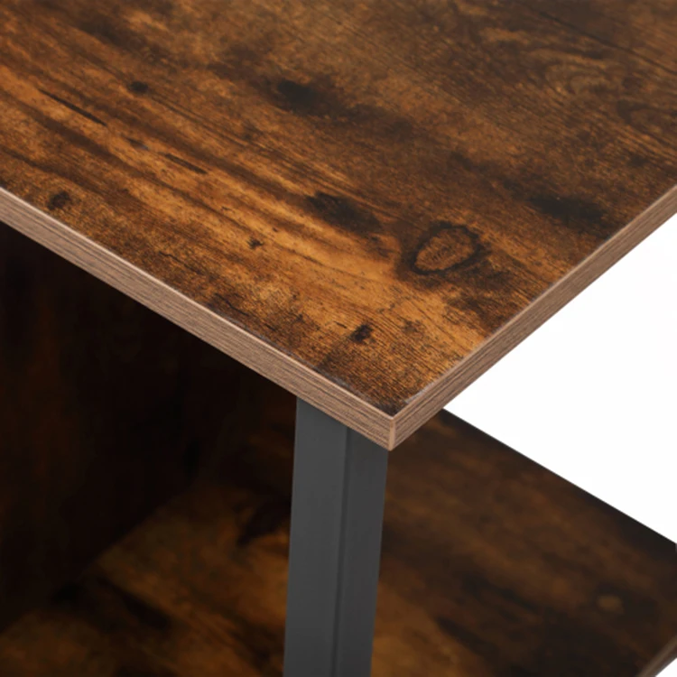 3 Tier Entertainment Center Modern TV Stand Media Console Table Industrial TV Cabinet Stand for TV up to 50 inch