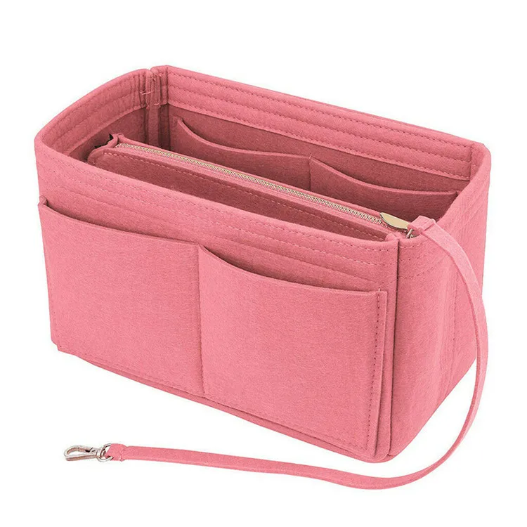 Felt  Purse Organizer Insert Purse Hand bag Organizer Bag in Bag Organizer Fits Speedy Neverfull with Inner Pocket