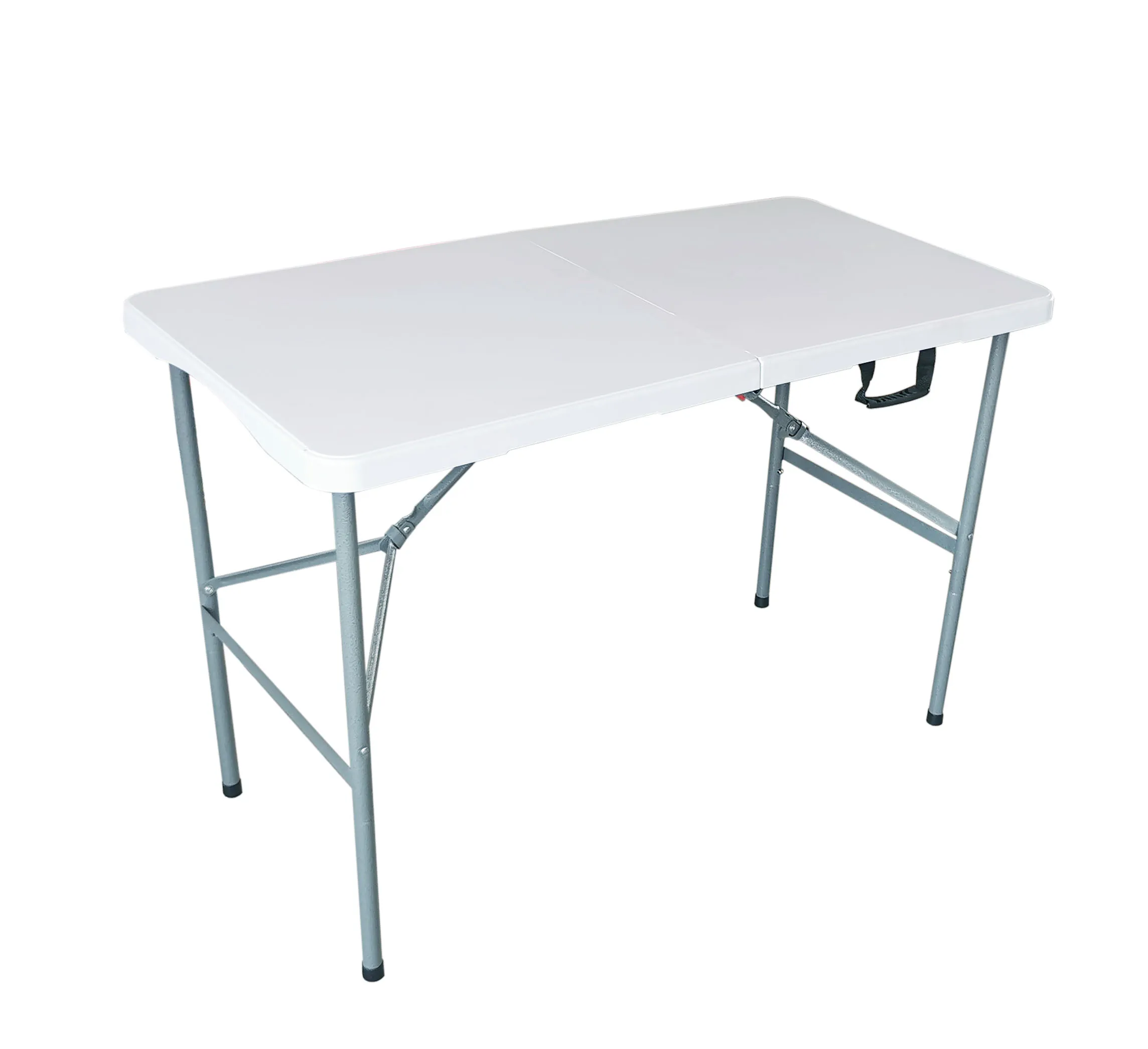 4ft 122cm Table Foldable White Garden Molded Furniture Folding Rectangular Dining Table For Home High Quality