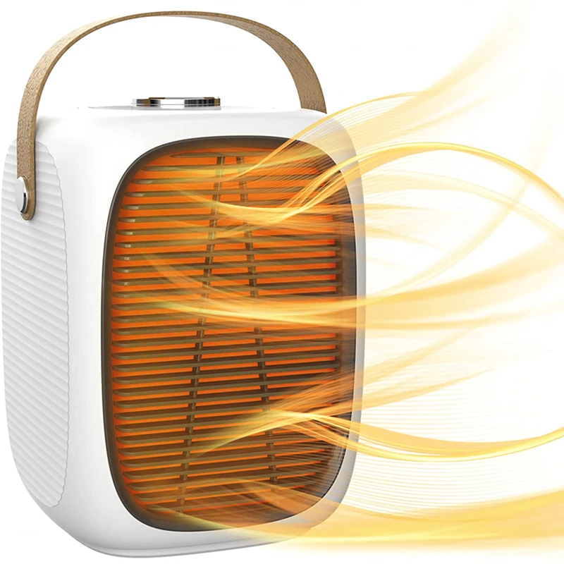 New Model 1000w Mute Desktop 2S Fast Heating Fan Living Room Portable PTC Ceramic Fan Heater