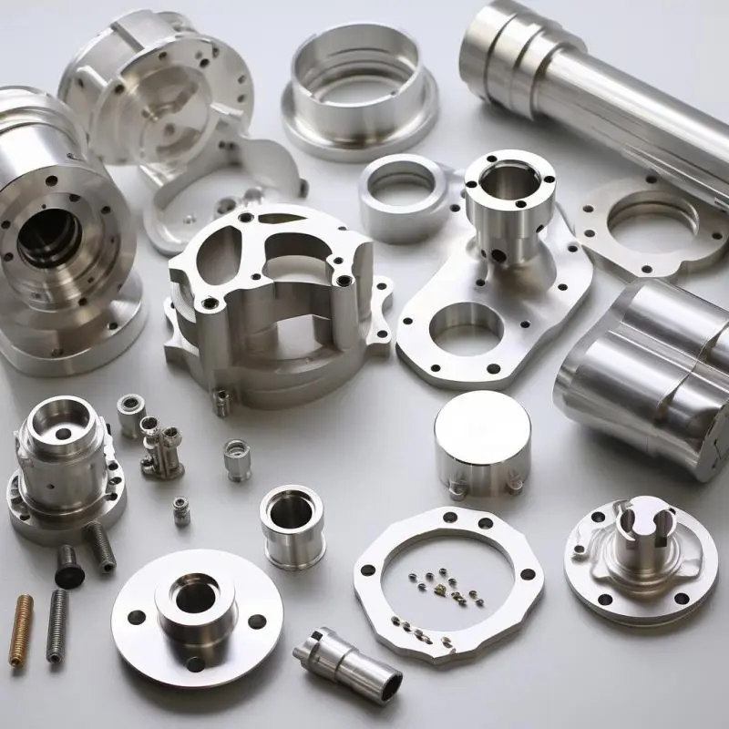Manufacturing customized 5 axis precision metal processing services aluminum brass steel turning mechanical cnc machining parts
