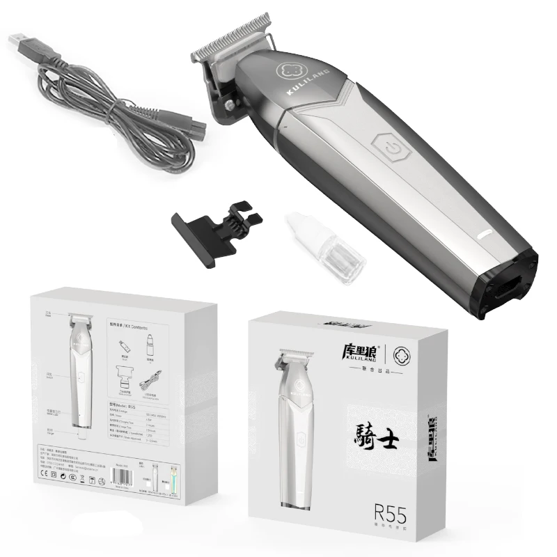 2023 New Arrival Hair Clipper set pemotong rambut cordless Hair trimmer R55 barber clippers set for men