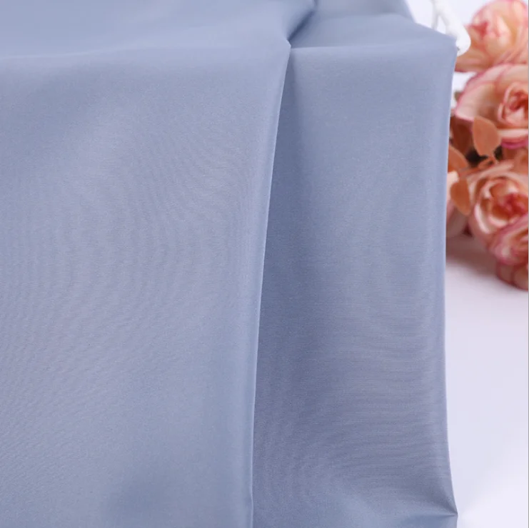 wholesale 300T poly pongee fabric 50D autumn winter cotton garment fashion fabric 66G plain dyed down jacket cloth