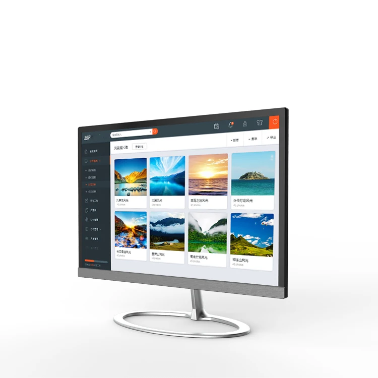 Factory price 19 inch frameless CPU i5-7500T processor all in one desktop computer pc home office