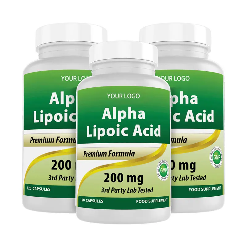 OEM ODM OBM Alpha Lipoic Acid Supplement R-Alpha Lipoic Acid Skin Whitening Biotin Capsules To Enhance Absorption For Health