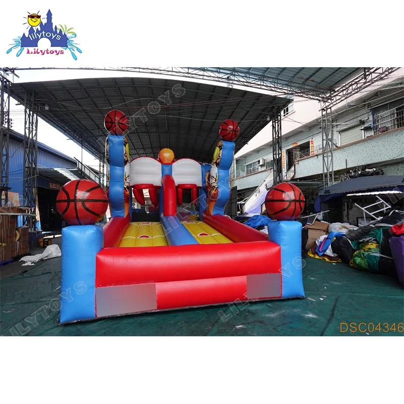 Надувная спортивная игра Lilytoys баскетбольный крючок надувные интерактивные игры создание команды для продаж
