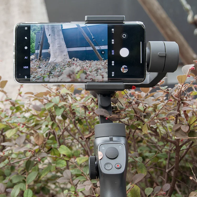 Universal 360 Degree Rotatio Smartphone Selfie Shooting 3 Axis phone gimbal gyro stabilizer zoom wheel handheld