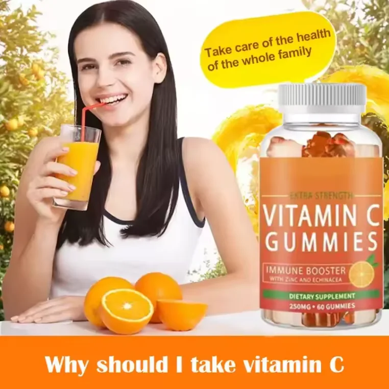OEM Vitamin C gummies поддерживает иммунную систему Gummies