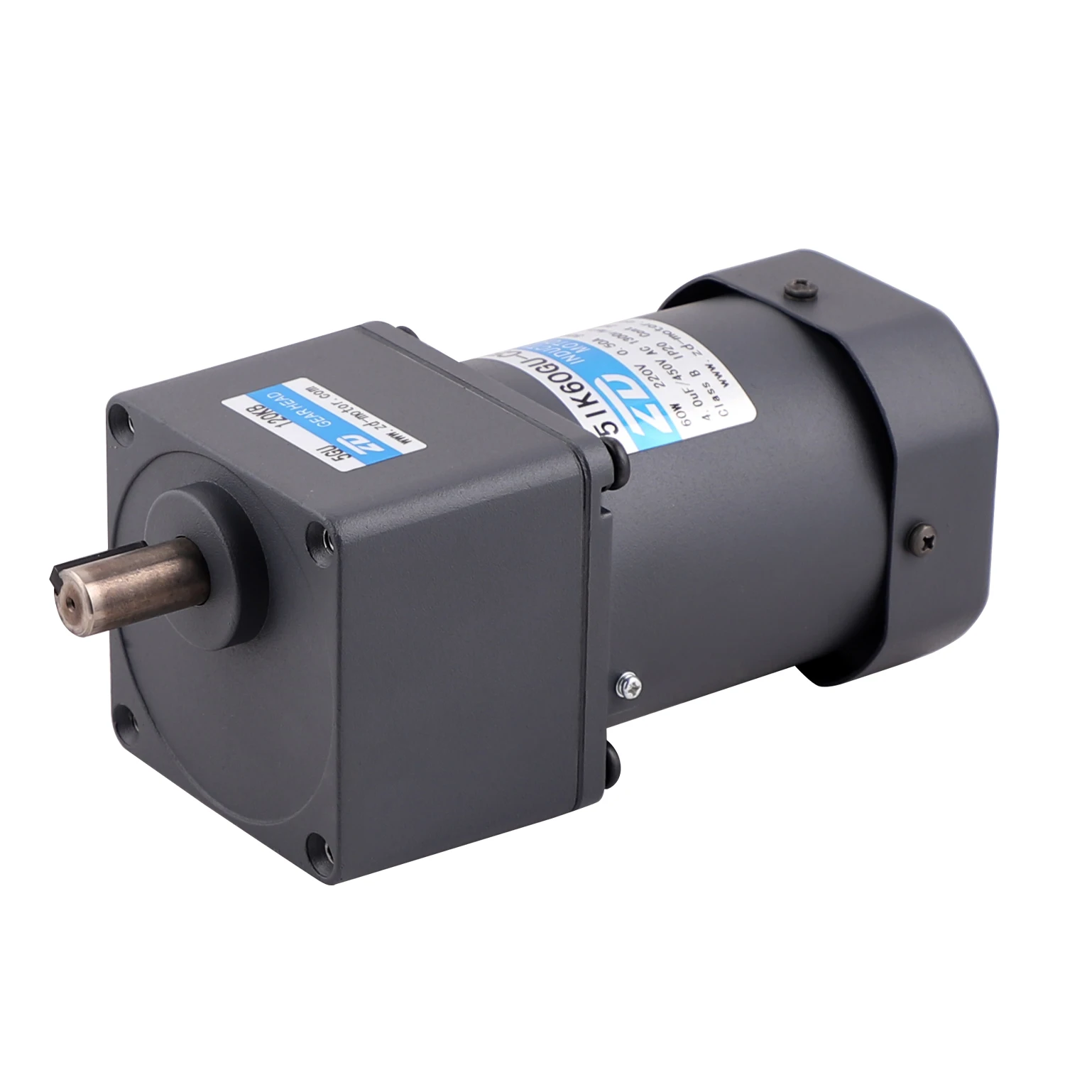 ZD 110V/220V 6W-200W 60mm-104mm Single Phase Three Phase Micro Electric Induction AC Gear Motor