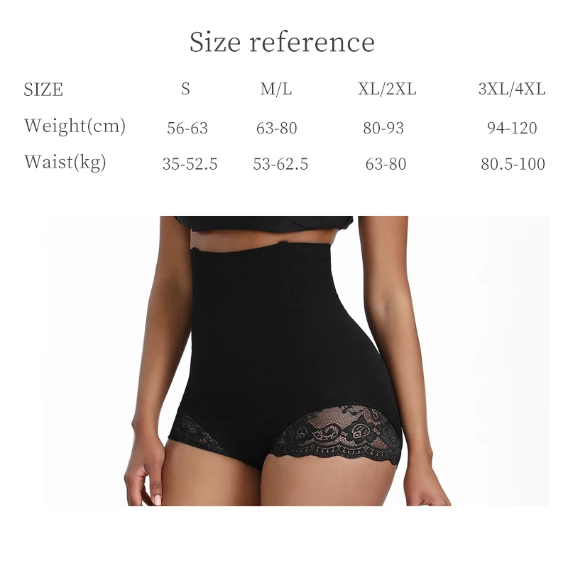 YIYUN Best Women Lace Black High Waist Seamless  Body Shaper Tummy Control Butt Lift Plus Size Underwear Women Shapewear