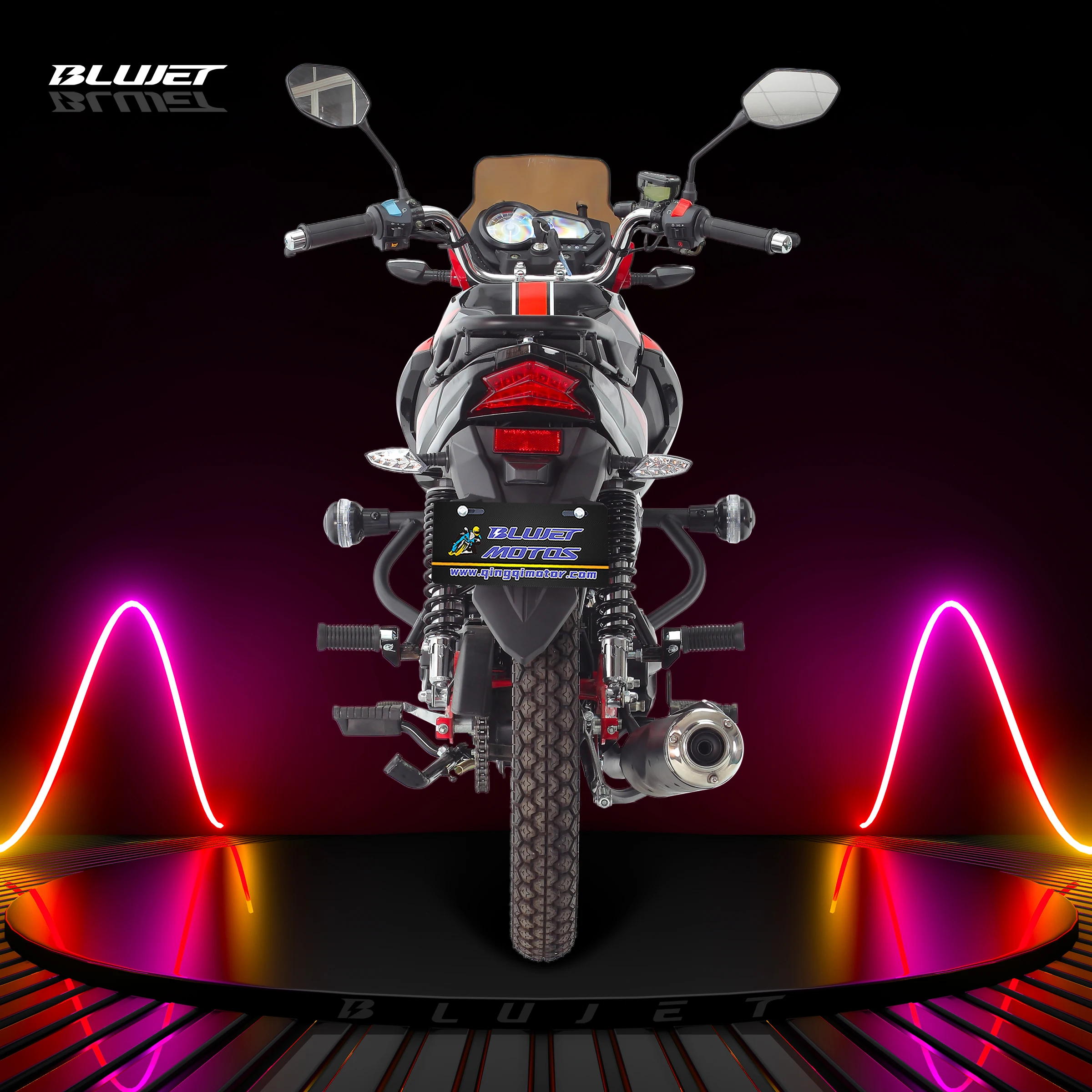 Bullet 150 cross  New 250cc street motorcycle push rod CG250 engine digital meter disc brake for Latin America market