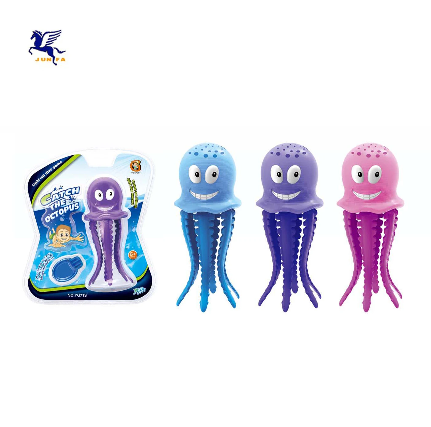 summer toys Funny sport swimming pool catch diving octopus toy water game bath play set