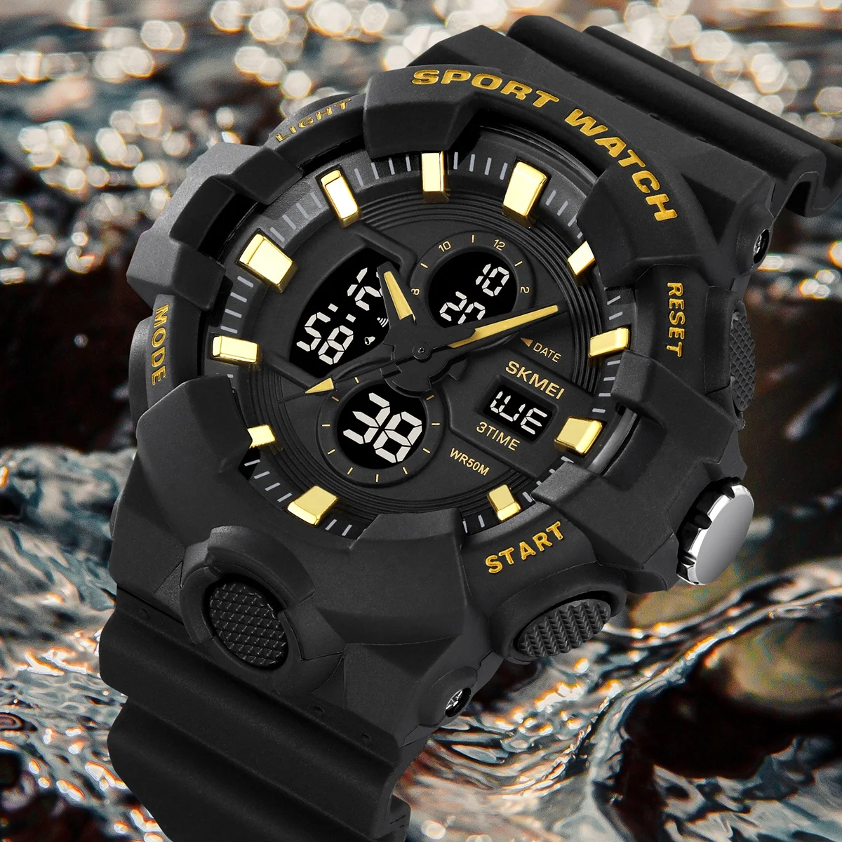 SKMEI 2117 Fashion Reloj al por mayor Multifunction Dual Time G Sport Large Digital Watch Wholesale Watches in China