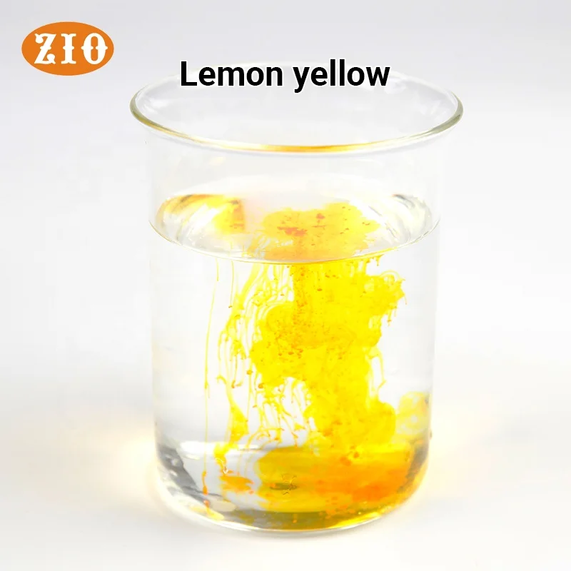 Tartrazine 100% High Pure Natural Organic Lemon Yellow Pigment All Color Valid