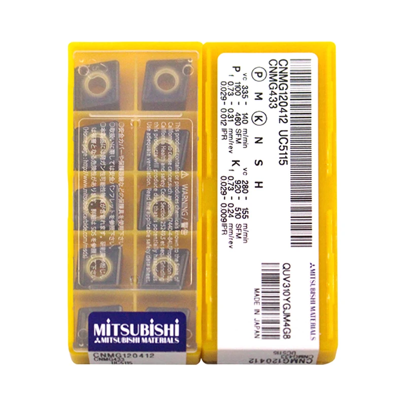CNMG120412 UC5115 Manufacturer Tungsten Carbide Milling Insert Carbide Turning Insert Turning Tool Carbide Cnc Cutting Insert