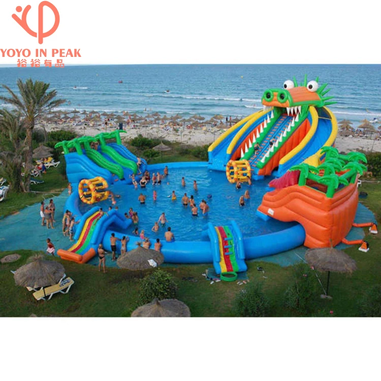 Outdoor Inflatable Water Slides Wholesale Water Inflatable Water Park Prices