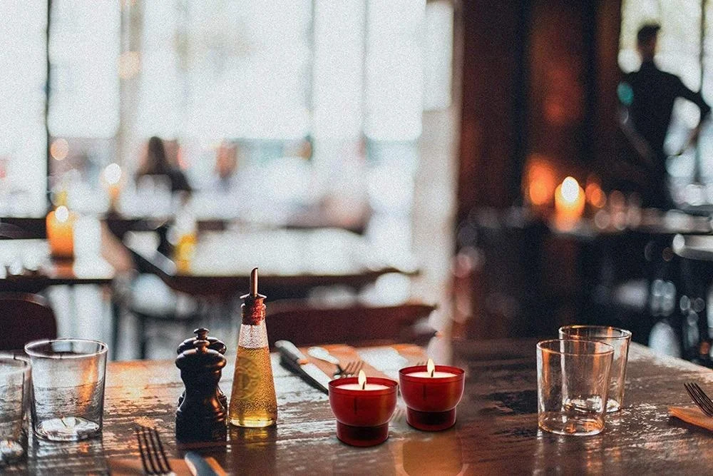 Plastic round shape candlle cup