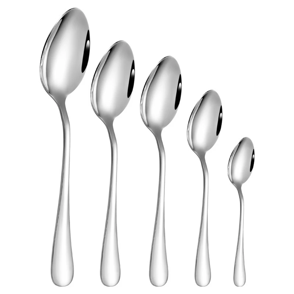 Factory Direct Selling 1010 Flatware Set Knife Fork Spoon and Tea Spoon 18 pcs Stainless Steel 430 Tableware Set
