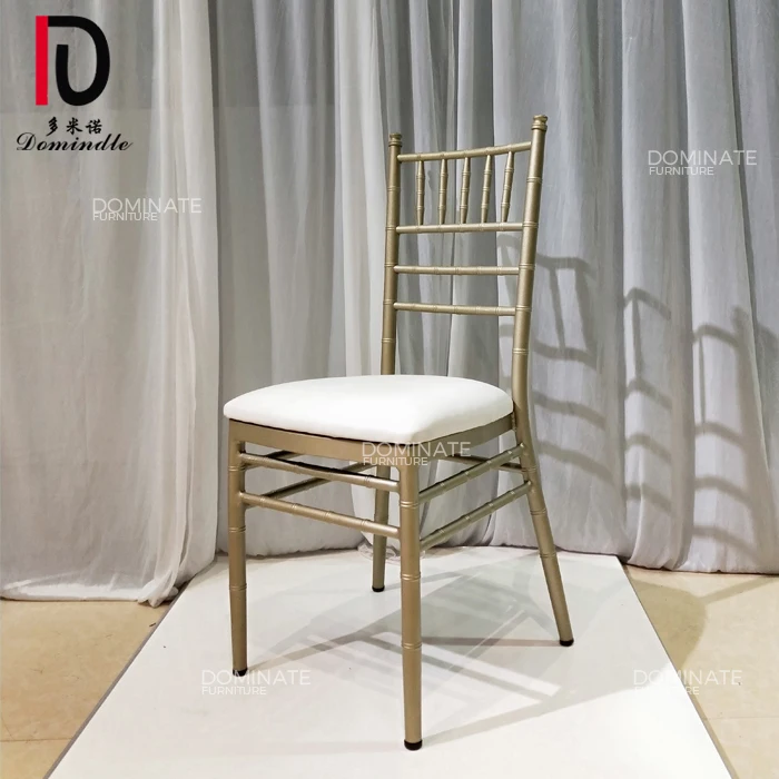 Hot Style Elegant Event Furniture Iron Frame Cross Back Wedding Party Chairs