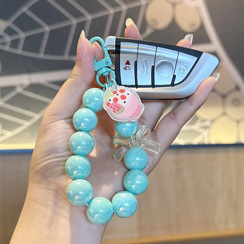 Кристалл Любовь Сердце ремешок для регулировки IPhone анти-потерянный браслет Samsung мобильный телефон чехол на запястье автомобильный брелок милый