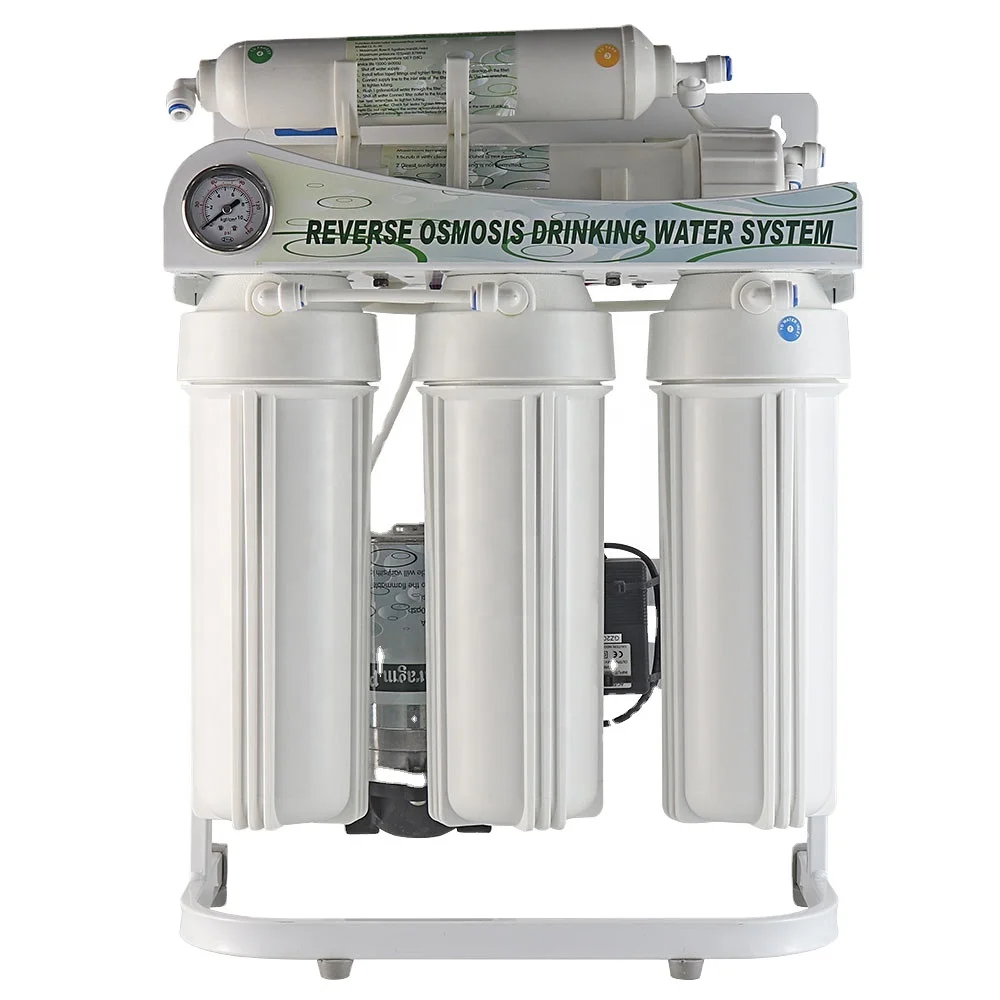 OEM Metal Stand 75GPD RO System Water Purifier with Pressure Tank RO Membrane Filter Professional Manufacturer