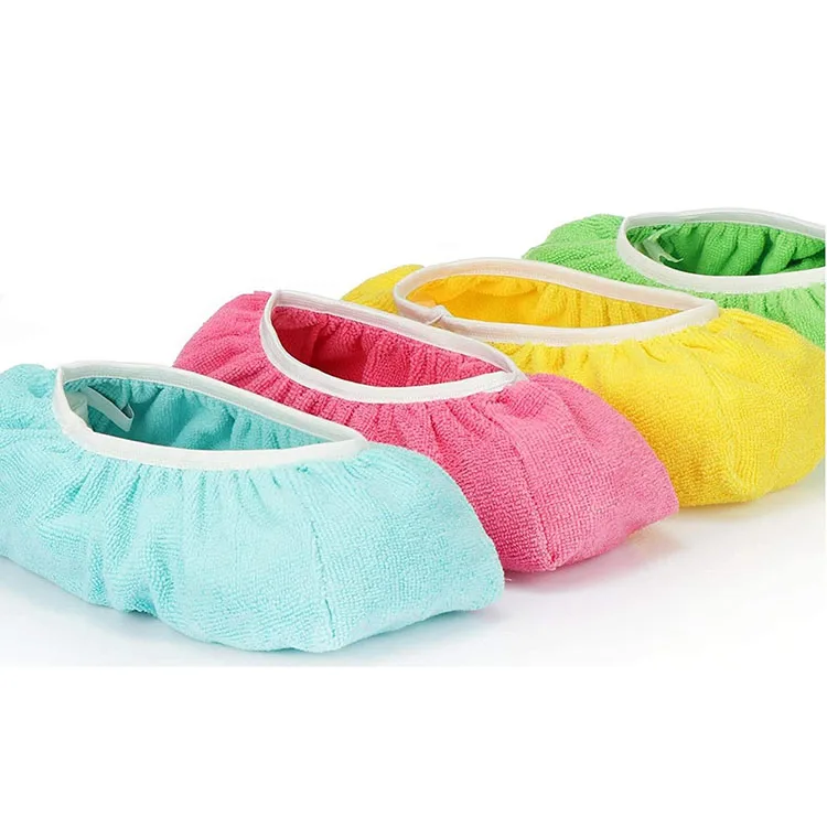 Electric Mop Slippers for Floor Cleaning Microfiber Replacement Heads Cleaner Towels Cover for Broom Mops