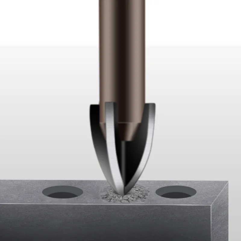 Multifunctional Cross Triangle Head Tip Drill Bit Cemented Carbide Drill Bits For Cement Ceramic Glass Punching