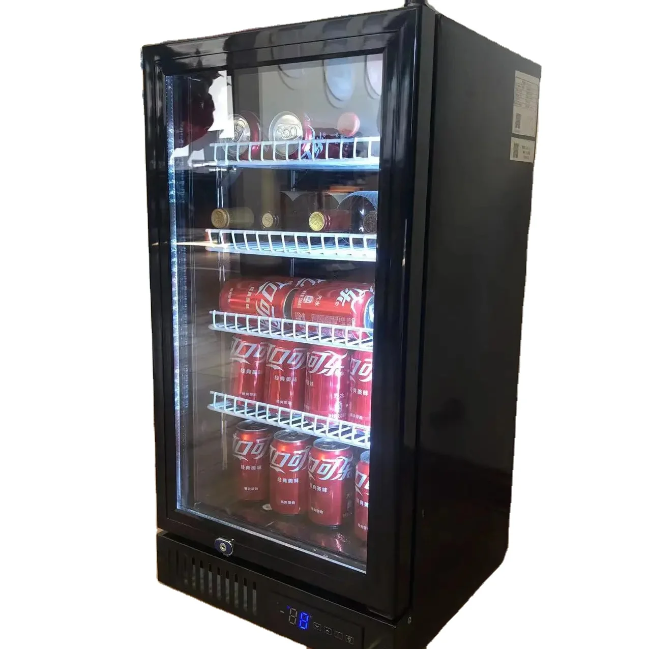 Охладитель винный погреб Производитель Smart Double Zone компрессор 330L 108 бутылки охладитель для вина холодильник