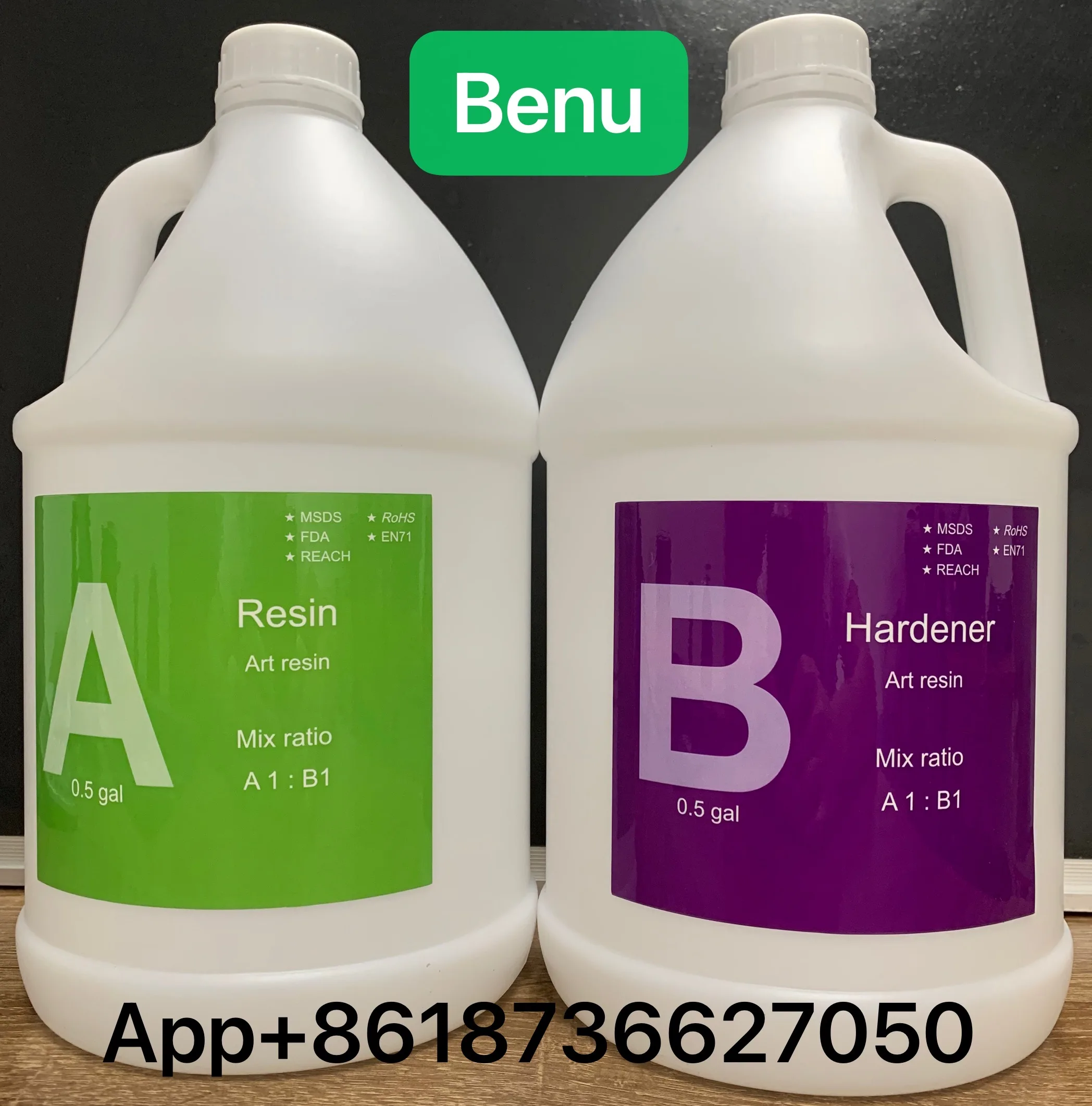 Art resin kit gallon kit 100% No Ripple And No Glue Running Epoxy Resin Glue 2 parts AB Glue 1:1 For crafts