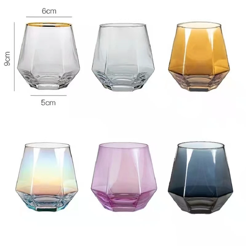 Custom Colored Glass Cup  Highball Glass Cup Restaurant glassware Drinking Glasses Juice Glass