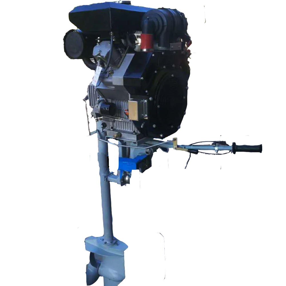 10 hp diesel outboard motores fuera de borda air cooled 1 cylinders 4 stroke  diesel outboard motor for boat PD10-OL