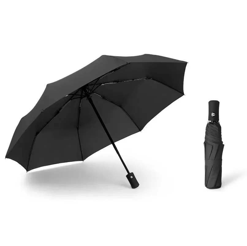 
 Chinese Manufacturer High Quality Promotional 3 Folding Umbrellas, Wholesale Cheap Customized Rain Umbrellas With Logo Prints  