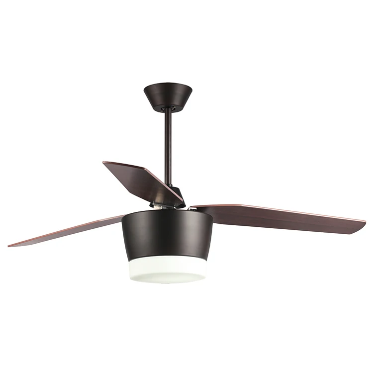 hot sale white Energy saving Bldc motor plywood blade with LED ceiling fan