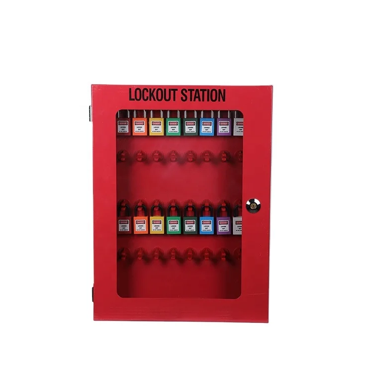 Boyue Wall-mounted Plastic Safety Lockout Tagout Group Lock Box