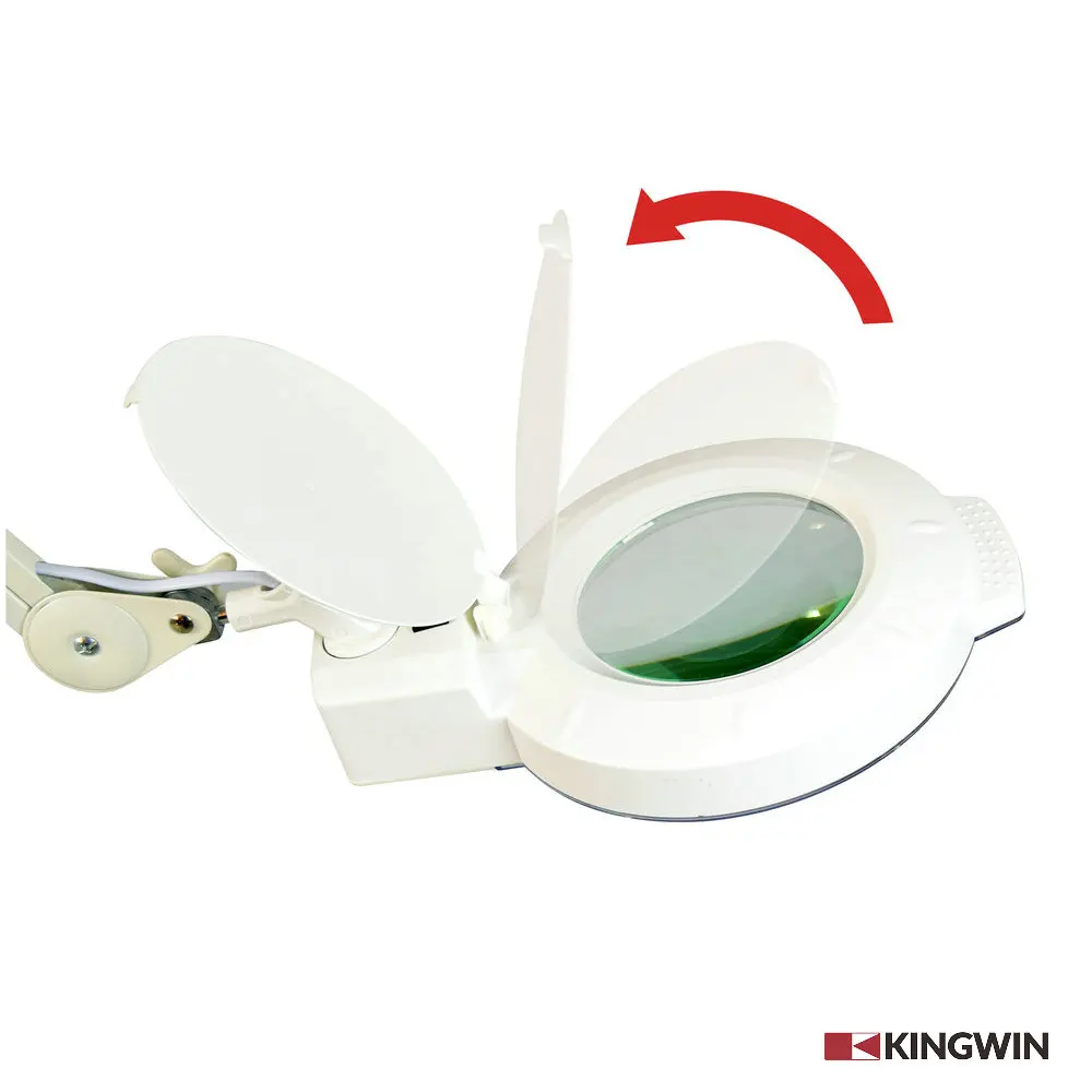 Salon Beauty Instrument 2-in-1 Beauty Machine LED Magnifying Lamp plus Facial Steamer